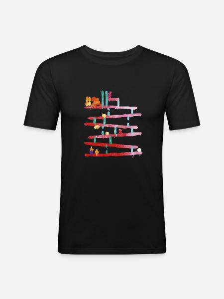Reminiscence D&K - Men's Slim Fit T-Shirt - black