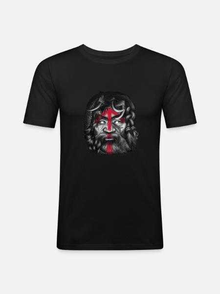 Tyr Rune - Men's Slim Fit T-Shirt - black