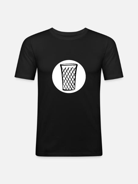Cider, Bembel, Äbbelwoi - Men's Slim Fit T-Shirt - black
