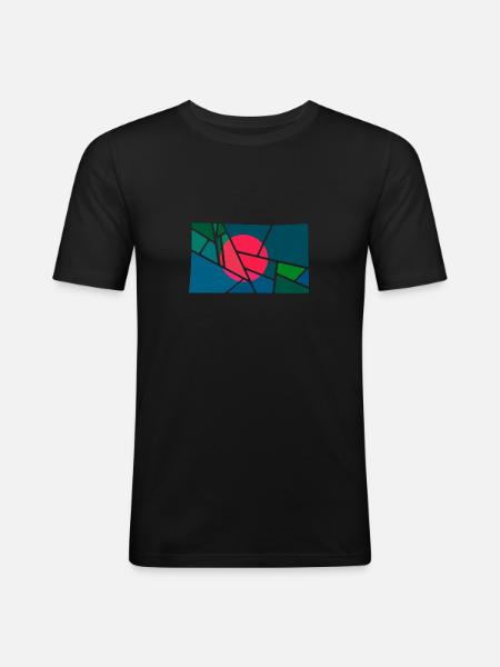 Bangladesh - Men's Slim Fit T-Shirt - black