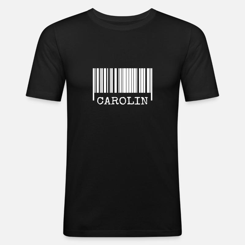 Gift for Carolin - Men's Slim Fit T-Shirt - black