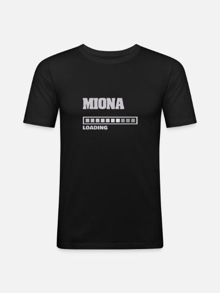 Miona bébé - T-shirt près du corps Homme - noir