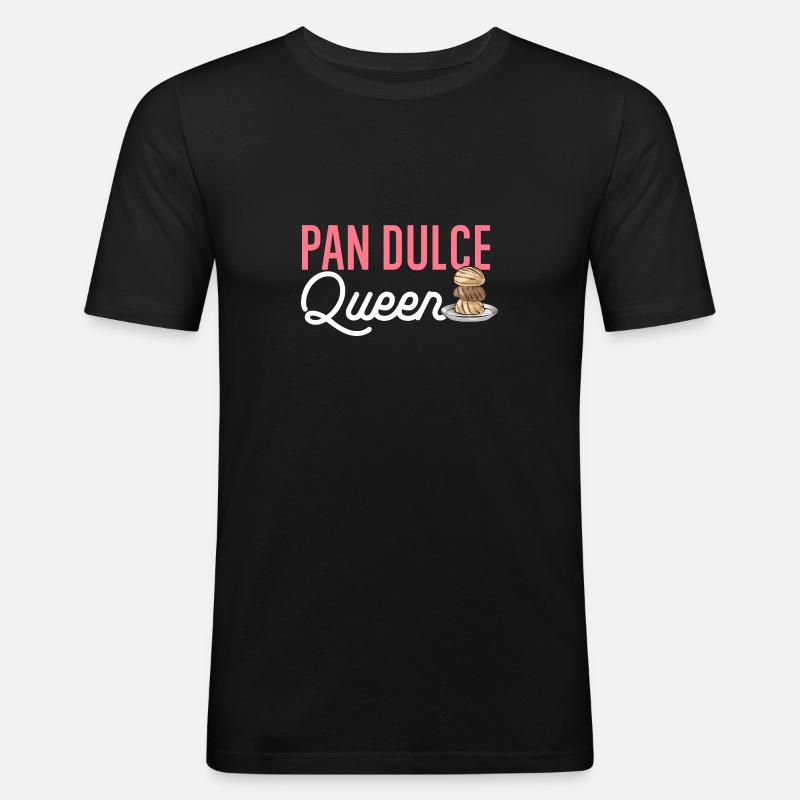 Concha Hispanic Mexican Pan Dulce - Men's Slim Fit T-Shirt - black