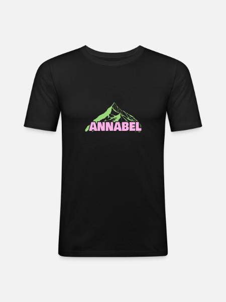Mountaineering Annabel - Men's Slim Fit T-Shirt - black