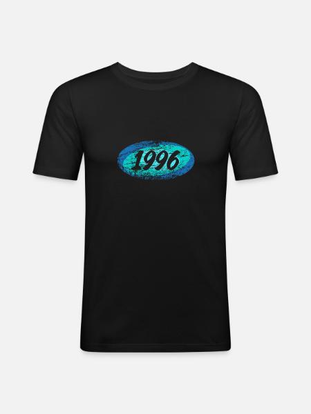 1996 1996 - Men's Slim Fit T-Shirt - black