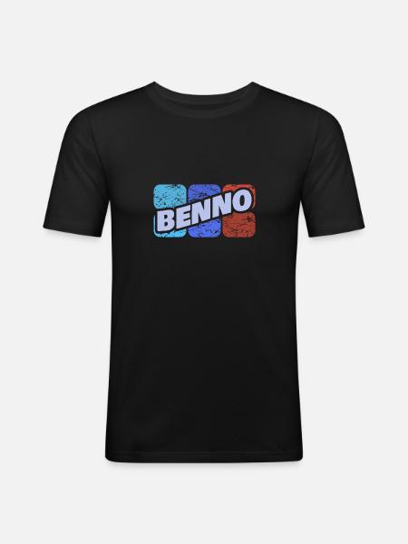 Benno Benno - Men's Slim Fit T-Shirt - black