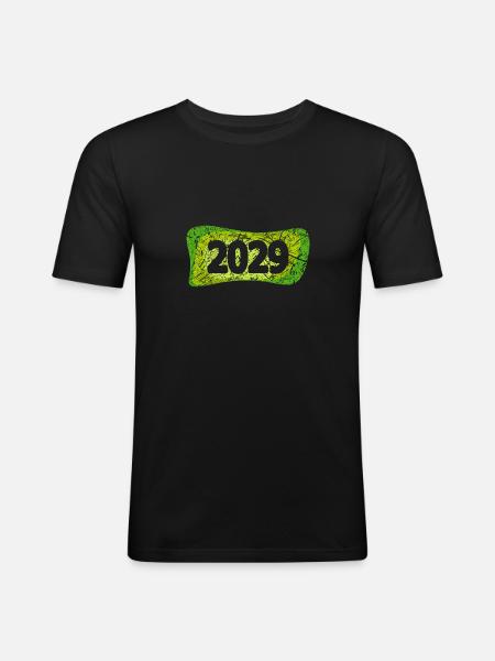 2029 - Men's Slim Fit T-Shirt - black