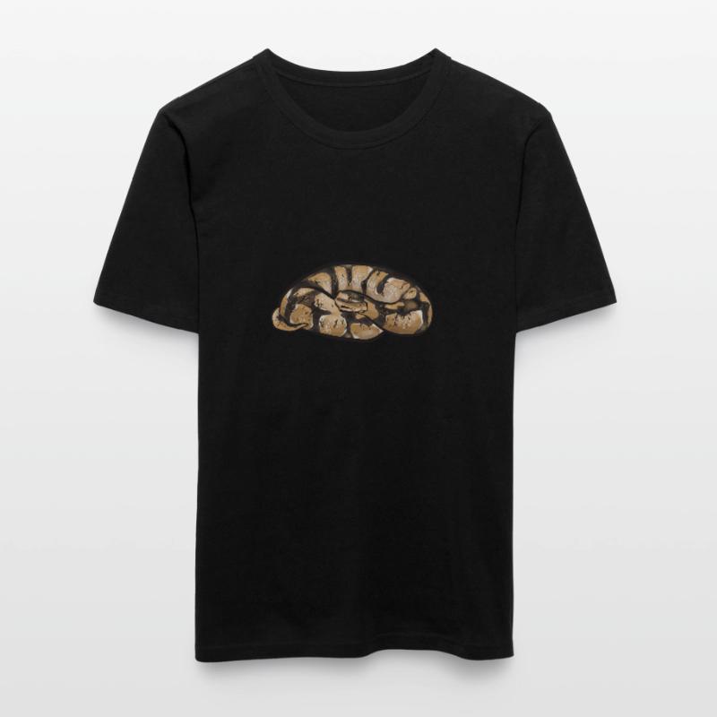 Ball Python Schlange Königspython Männer Slim Fit T-Shirt