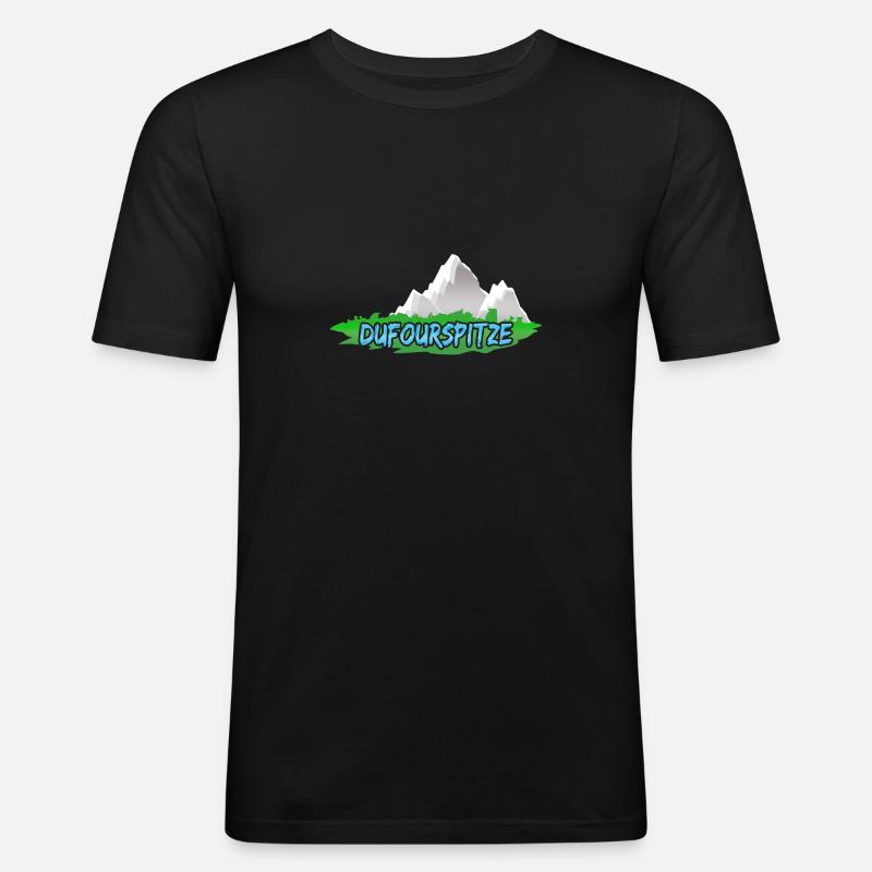 Gift for Dufourspitze - Men's Slim Fit T-Shirt - black