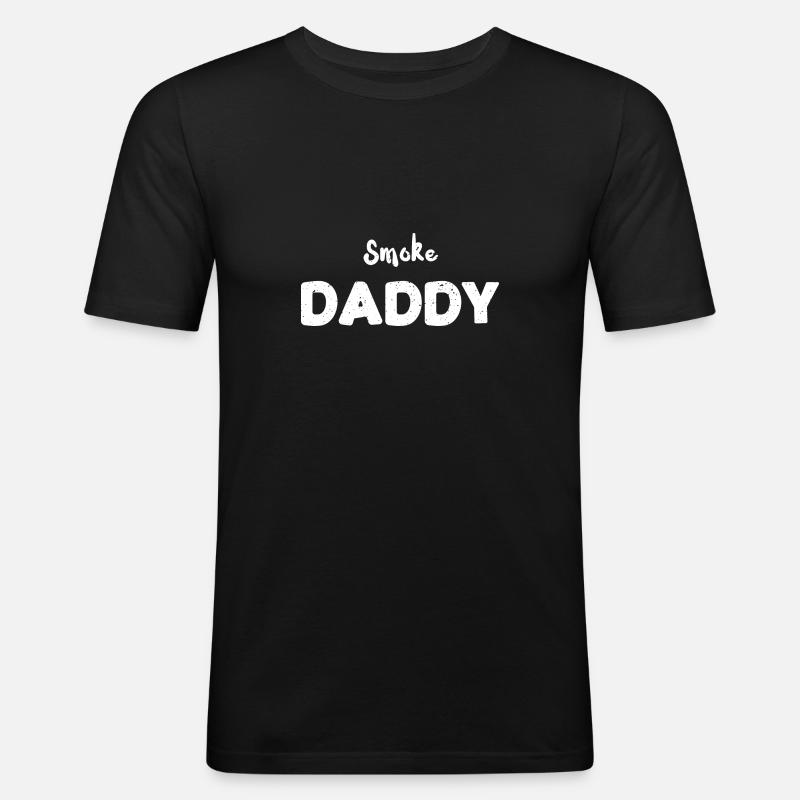 Smoke Daddy - BBQ - Men's Slim Fit T-Shirt - black