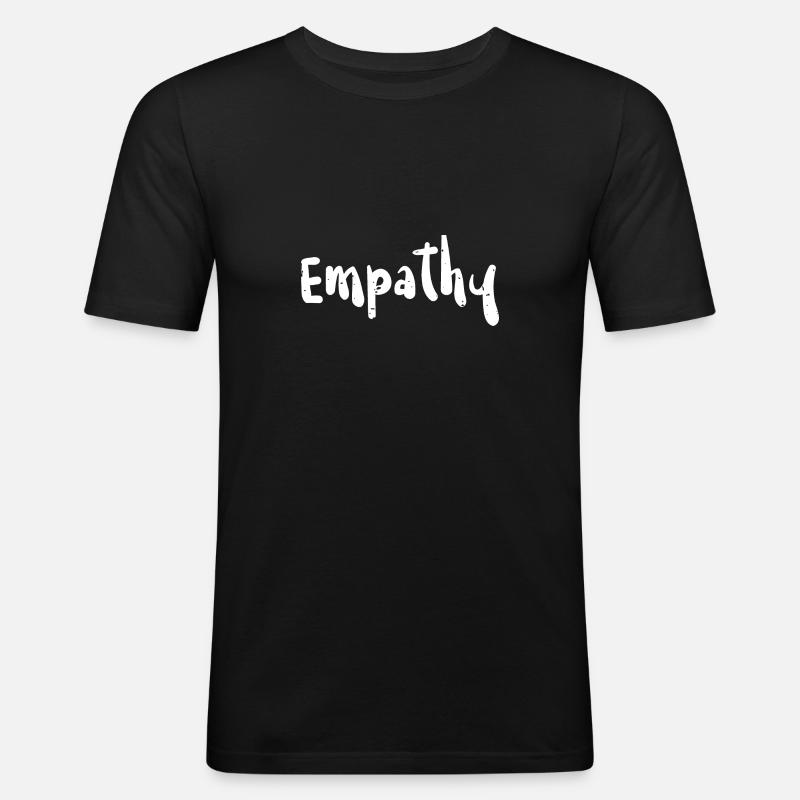 Empathy - Kindness - Men's Slim Fit T-Shirt - black