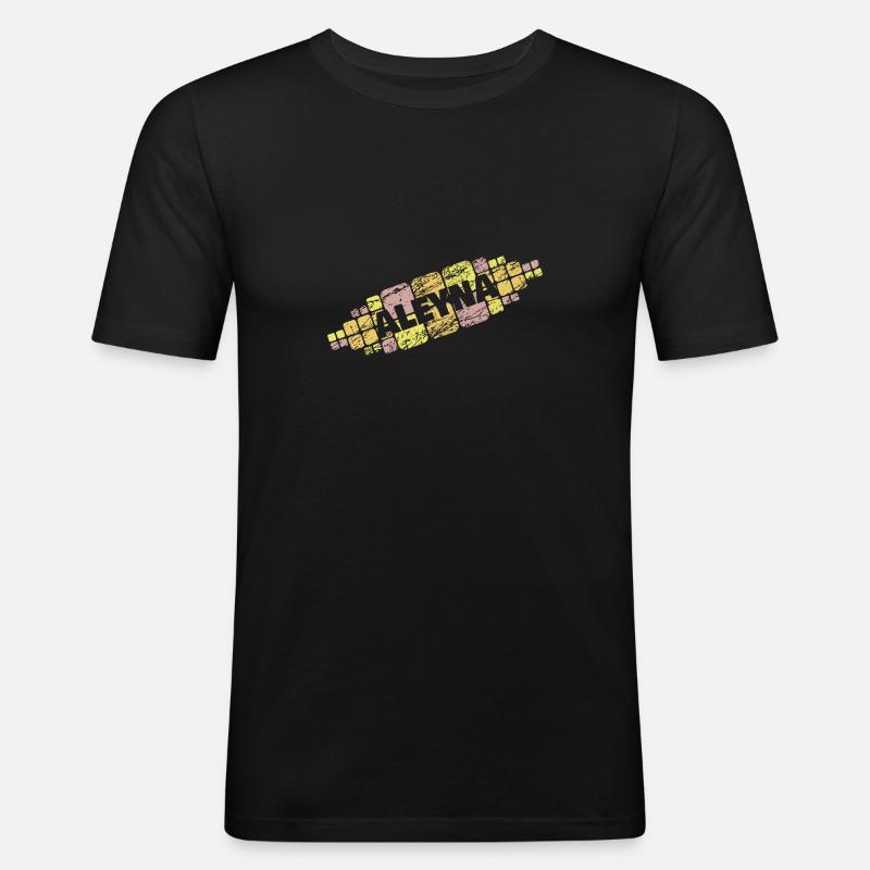 Maman Aleyna - T-shirt près du corps Homme - noir