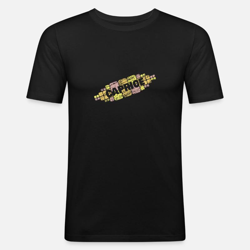 Gift for Caprice - Men's Slim Fit T-Shirt - black