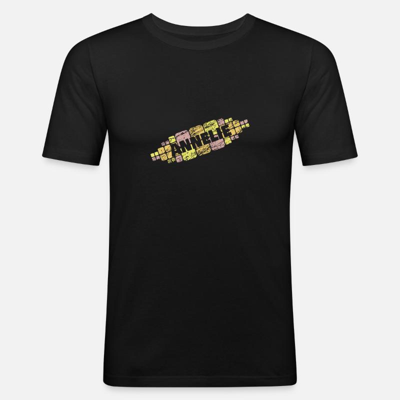 Mama Annelie - Männer Slim Fit T-Shirt - Schwarz
