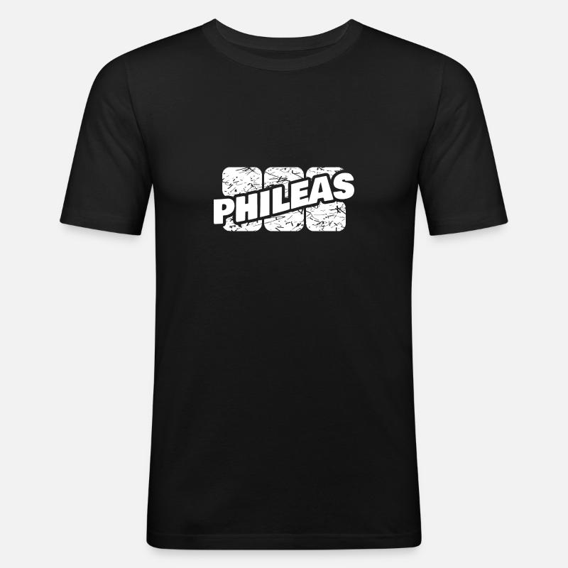 Phileas - Men's Slim Fit T-Shirt - black
