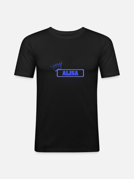 Alisa - Men's Slim Fit T-Shirt - black