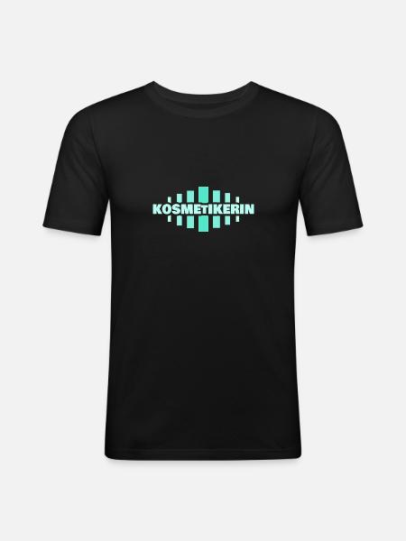 Gift for beautician - Men's Slim Fit T-Shirt - black
