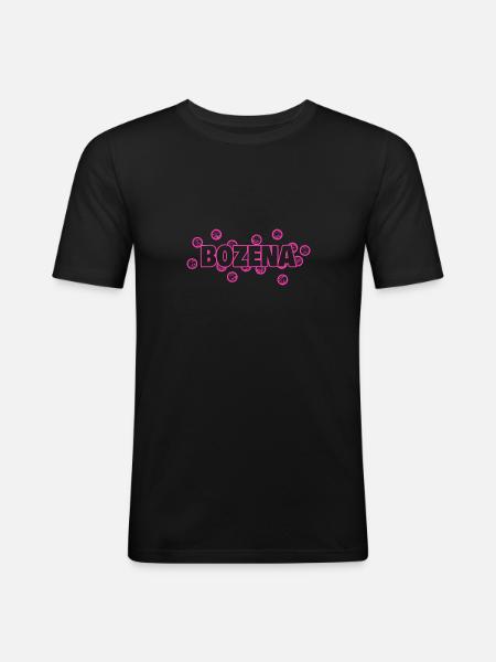 Bozena comme Bozena - T-shirt près du corps Homme - noir