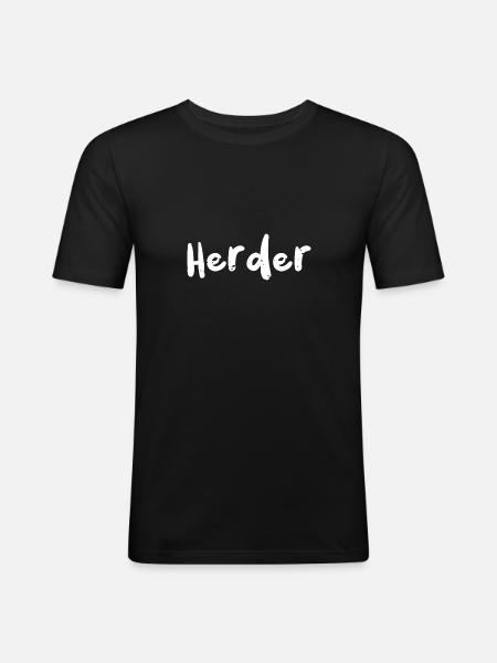 Herder - Kindergarten - Men's Slim Fit T-Shirt - black