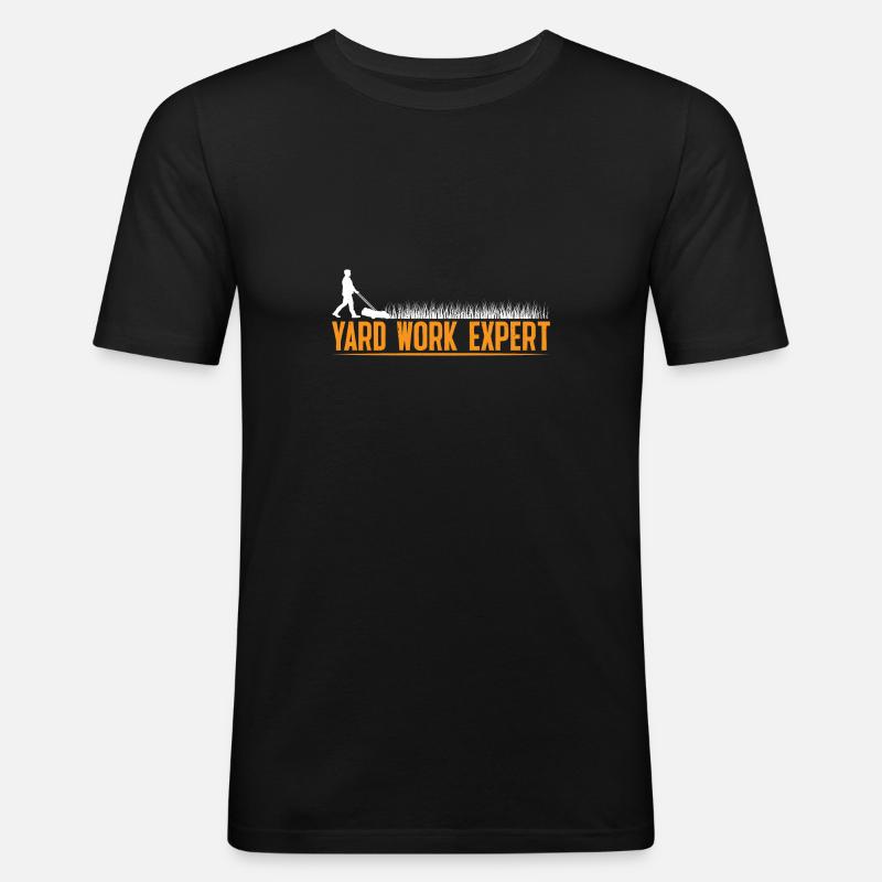 Yard Work Expert 23 - Männer Slim Fit T-Shirt - Schwarz
