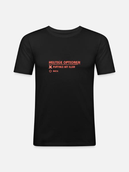Geschenk für elian - Männer Slim Fit T-Shirt - Schwarz