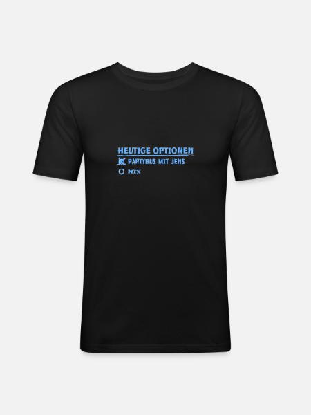 Gift for Jens - Men's Slim Fit T-Shirt - black