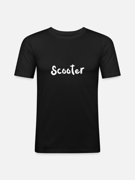 Scooter - Skating - Men's Slim Fit T-Shirt - black