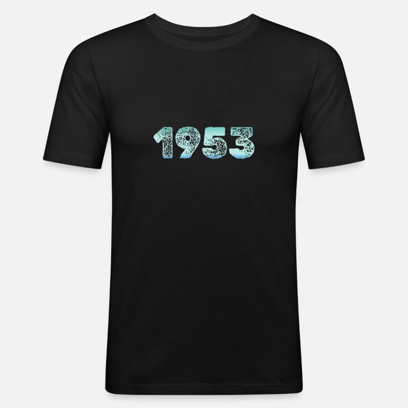 Cold 1953 - Männer Slim Fit T-Shirt - Schwarz