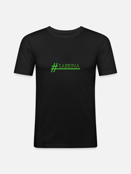 Sabrina Sabrina - Men's Slim Fit T-Shirt - black