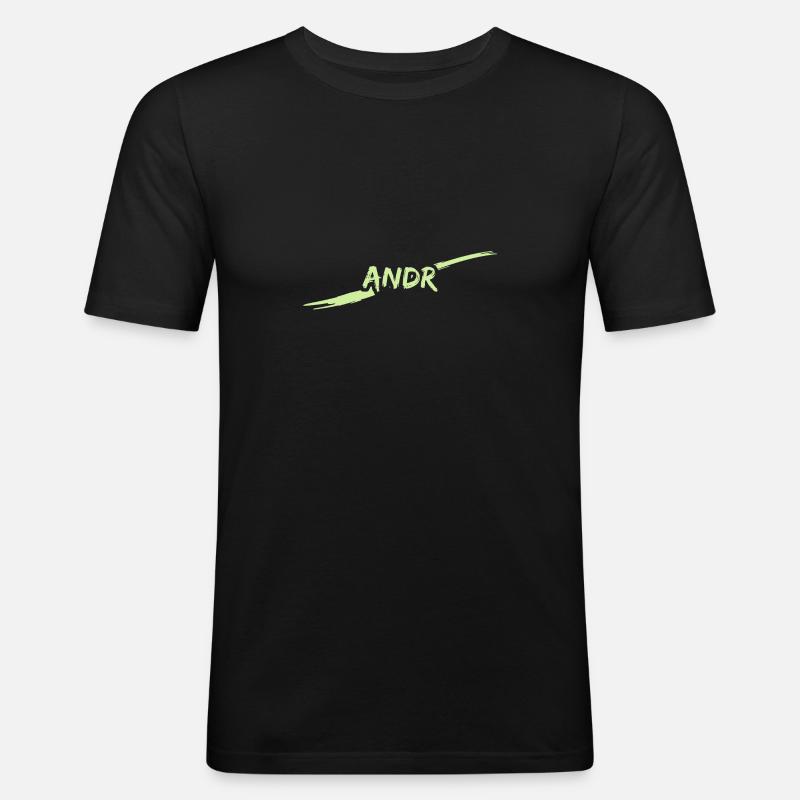 Gift for André - Men's Slim Fit T-Shirt - black