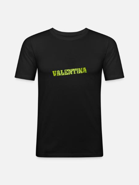 Name: Valentina - Men's Slim Fit T-Shirt - black