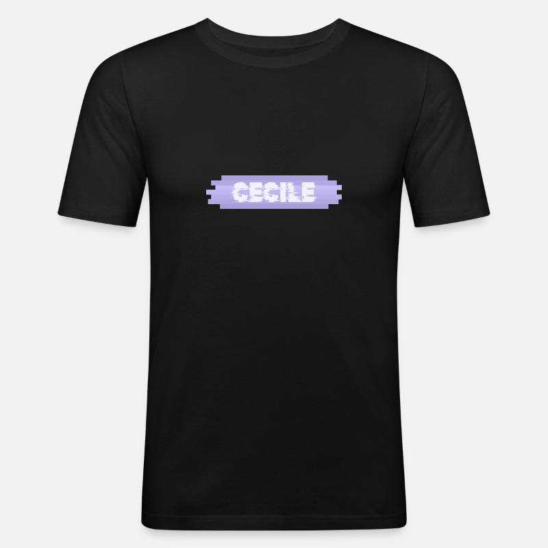 Mutter Cecile - Männer Slim Fit T-Shirt - Schwarz