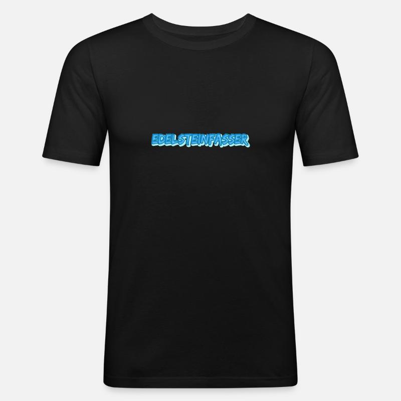 Edelsteinfasser - Männer Slim Fit T-Shirt - Schwarz