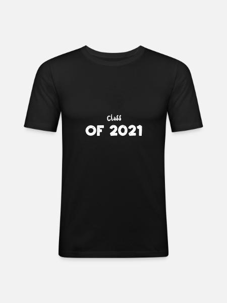 Class Of 2021 - Graduation - Men's Slim Fit T-Shirt - black