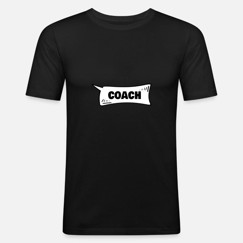 Coach - Männer Slim Fit T-Shirt - Schwarz