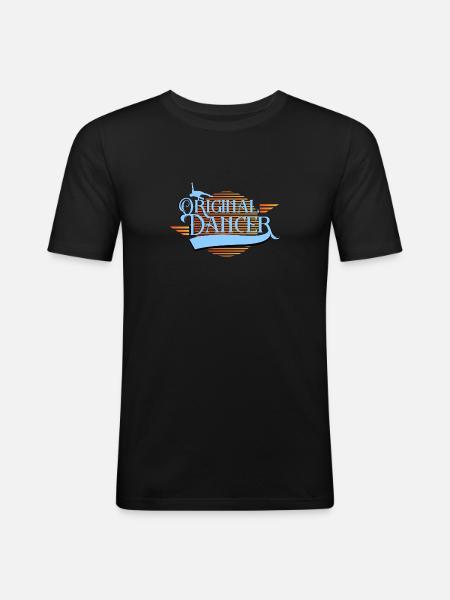 Danseuse originale - T-shirt près du corps Homme - noir