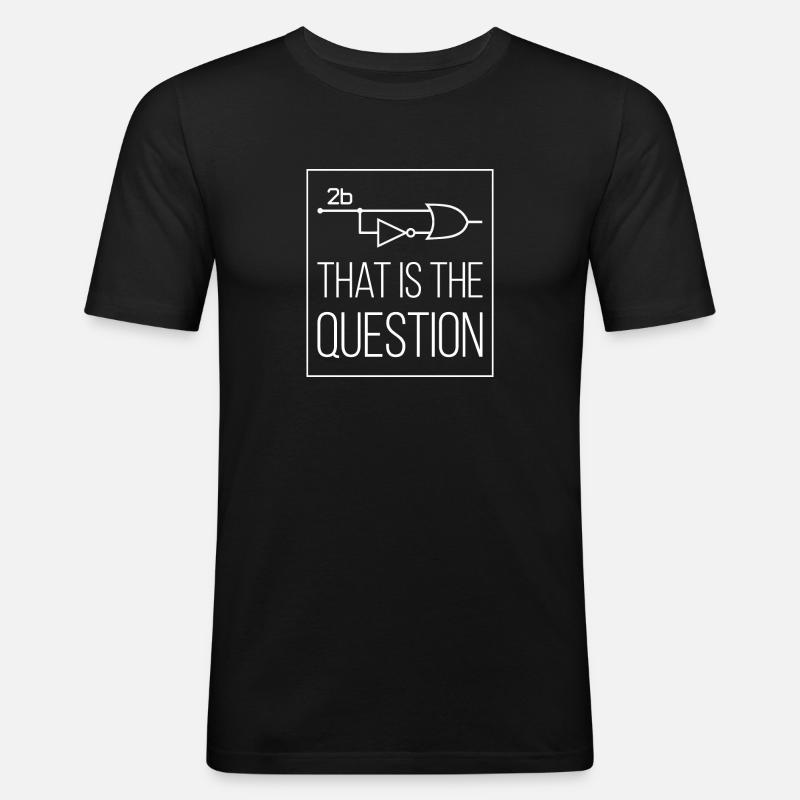 electrical engineer electrical engineering - Men's Slim Fit T-Shirt - black