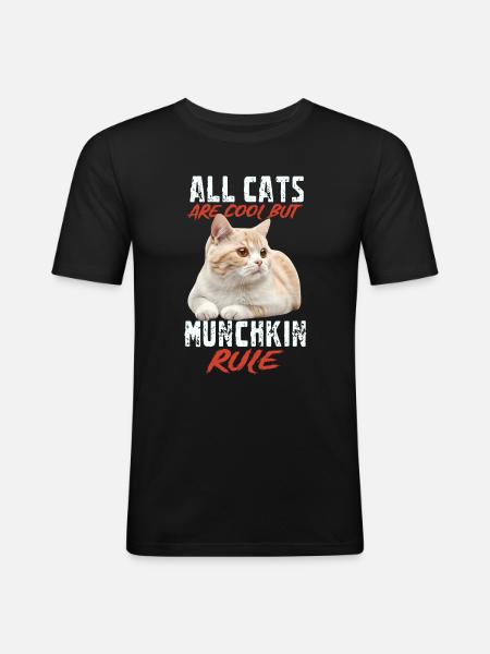 Munchkin - T-shirt près du corps Homme - noir