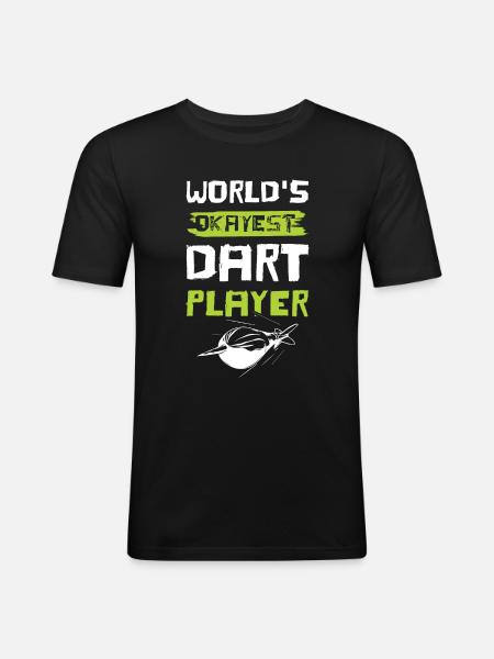Darts Players - Men's Slim Fit T-Shirt - black