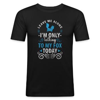 Animal Smart Hunter - Men's Slim Fit T-Shirt - black - Front - Nik (191cm)