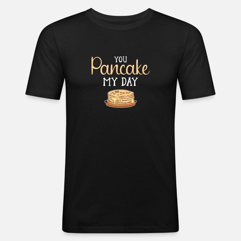 Kuchen Backen Bäcker Konditor - Männer Slim Fit T-Shirt - Schwarz