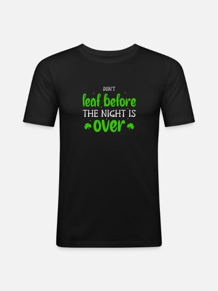 Irish St. Patrick's day - Men's Slim Fit T-Shirt - black