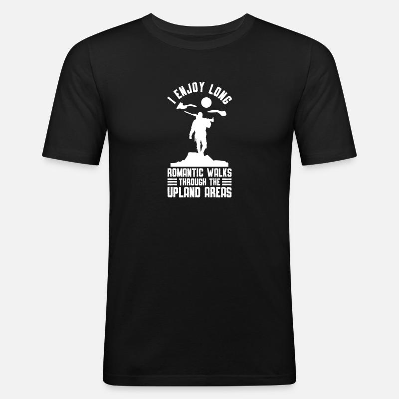 Coyote Jäger - Männer Slim Fit T-Shirt - Schwarz
