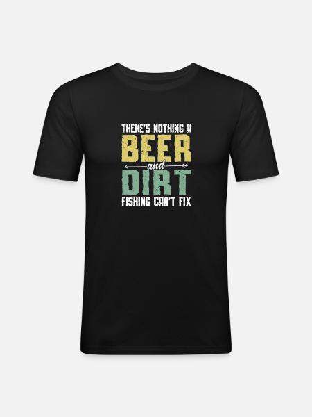 Metaldetektor Schatzsucher Schatzsuche - Männer Slim Fit T-Shirt - Schwarz