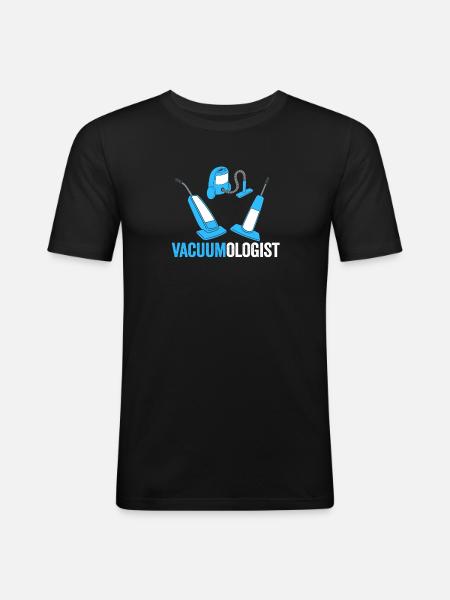 Vacuum Cleaner Vacuumlogist - Men's Slim Fit T-Shirt - black