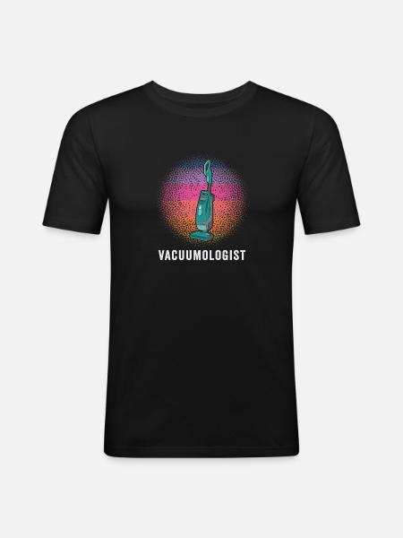 Vacuum Cleaner Vacuumlogist - Men's Slim Fit T-Shirt - black