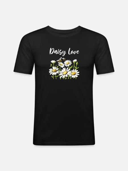 Daisy Love - Men's Slim Fit T-Shirt - black