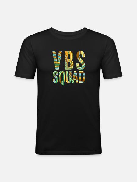 VBS Squad Bible Shool - Men's Slim Fit T-Shirt - black