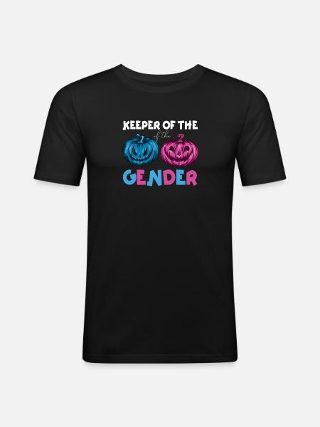 Keeper Of The Gender - Men's Slim Fit T-Shirt - black
