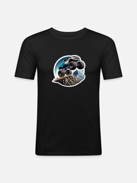 Monster Truck, Monster Truck - Herre Slim Fit T-Shirt - sort